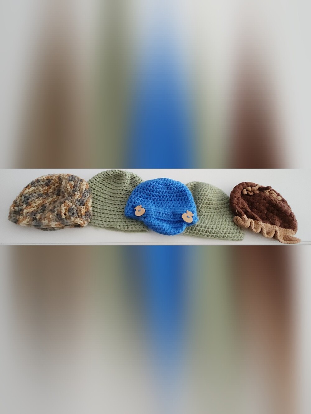 Handmade Knitted Baby Hats, Booties! 🍼